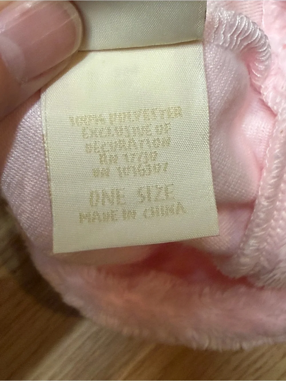 Disney Classic Pooh Pink Plush Winter Hat Winnie the Pooh Floral Ear Flap Tie